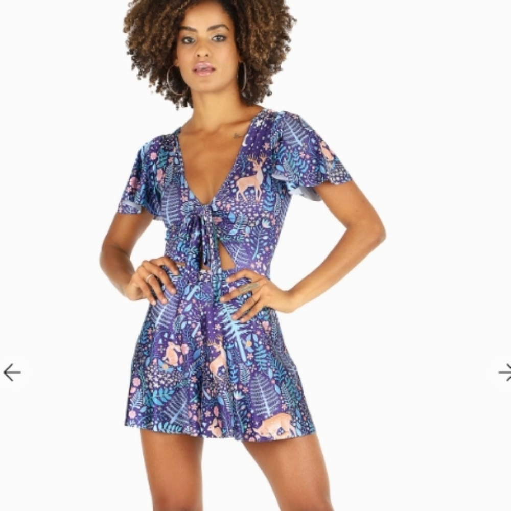Blackmilk Woodland Friends Rio Playsuit